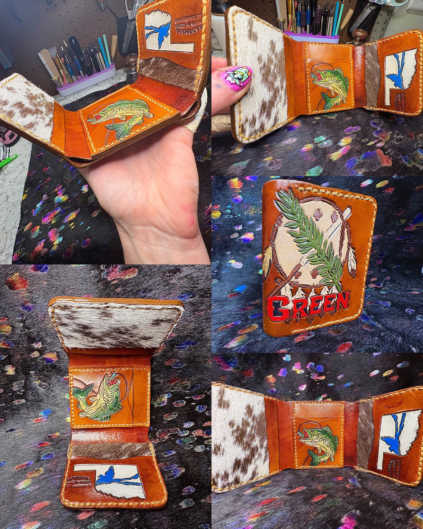 Custom leather accessories