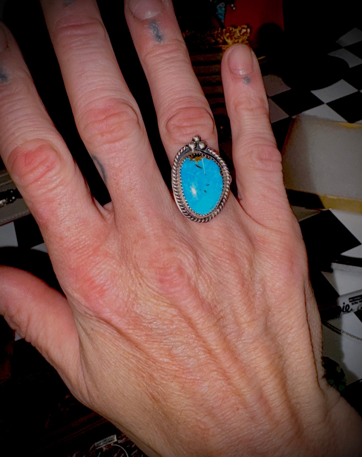 Hubei turquoise ring